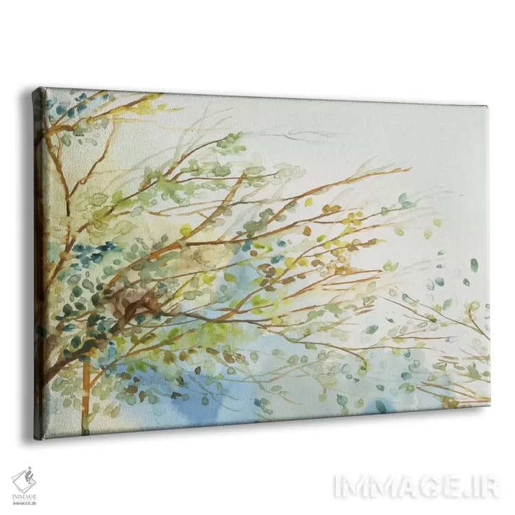 تابلو وزیده از باد اثر آلیسون پیرس - نمای پرسپکتیو محصول