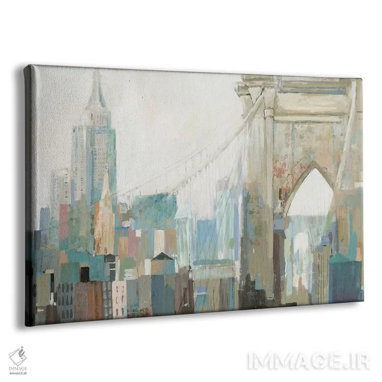تابلو زندگی شهری I اثر آلیسون پیرس - نمای پرسپکتیو محصول