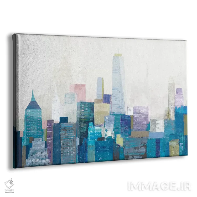 تابلو زندگی شهری II اثر آلیسون پیرس - نمای پرسپکتیو محصول