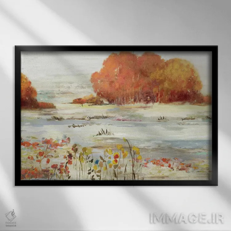 تابلو مسافتی دور اثر آلیسون پیرس - نمای قابدار مشکی