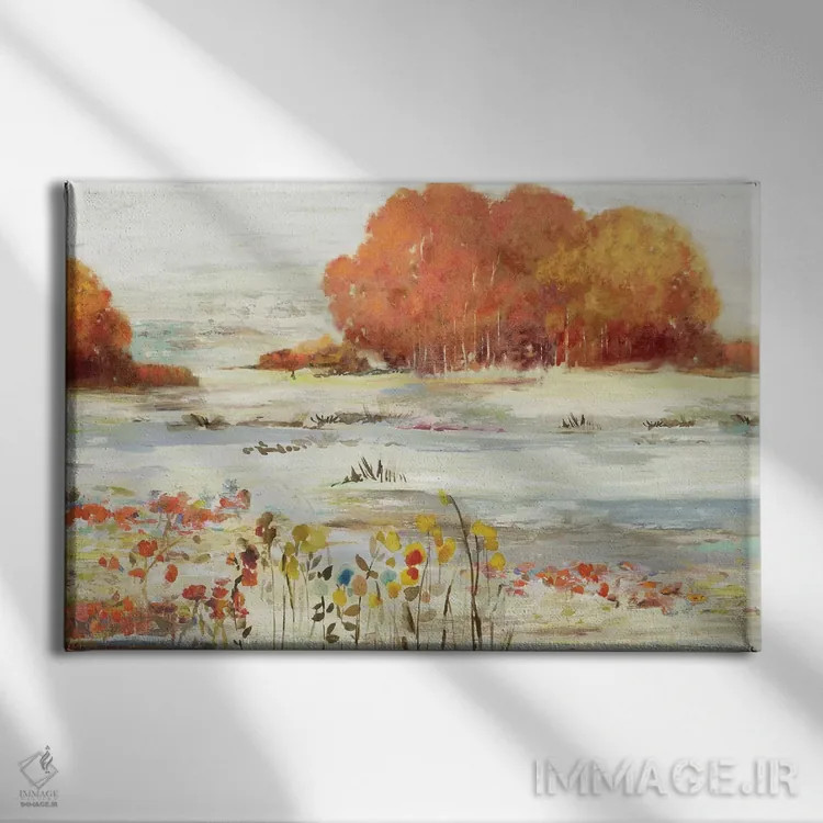 تابلو مسافتی دور اثر آلیسون پیرس - نمای روبهرو روی دیوار