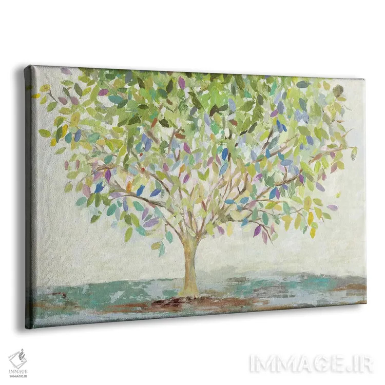 تابلو اکسیژن رنگارنگ اثر آلیسون پیرس - نمای پرسپکتیو محصول