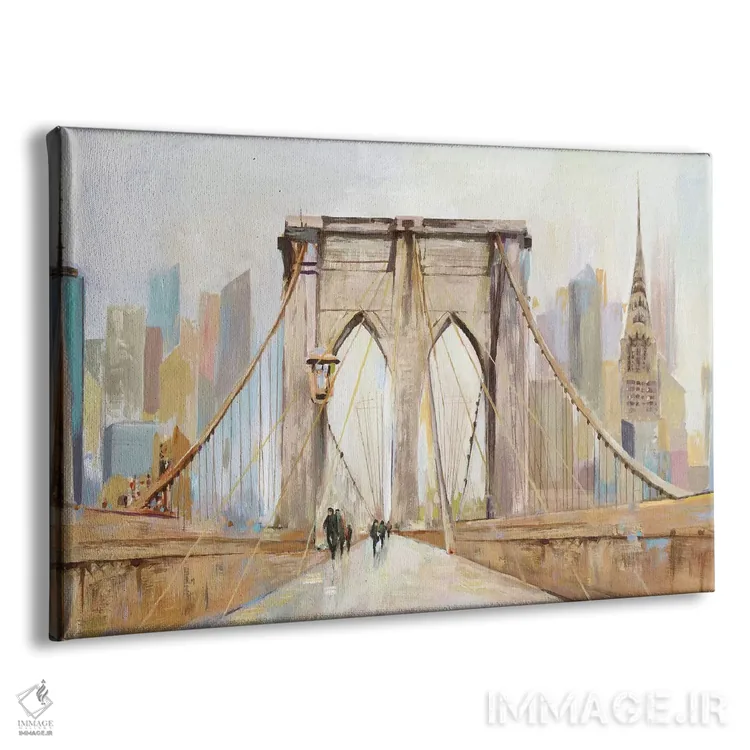 تابلو پیادهراه پل بروکلین (نیویورک) اثر آلیسون پیرس - نمای پرسپکتیو محصول