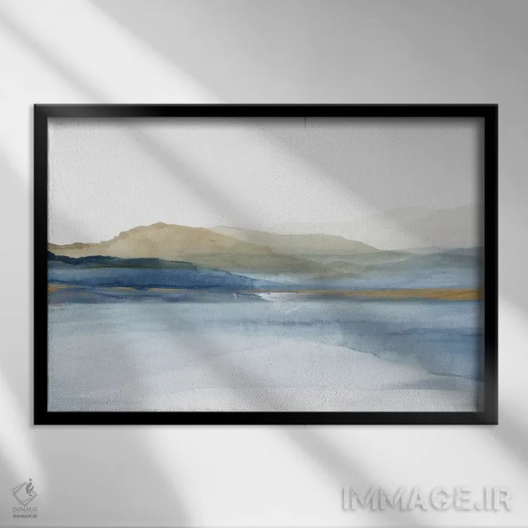 تابلو درخشندگی اثر آلیسون پیرس - نمای قابدار مشکی