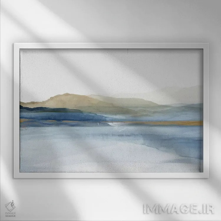 تابلو درخشندگی اثر آلیسون پیرس - نمای قابدار سفید