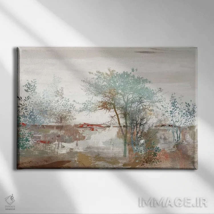 تابلو سکوت پاییزی اثر آلیسون پیرس - نمای روبهرو روی دیوار