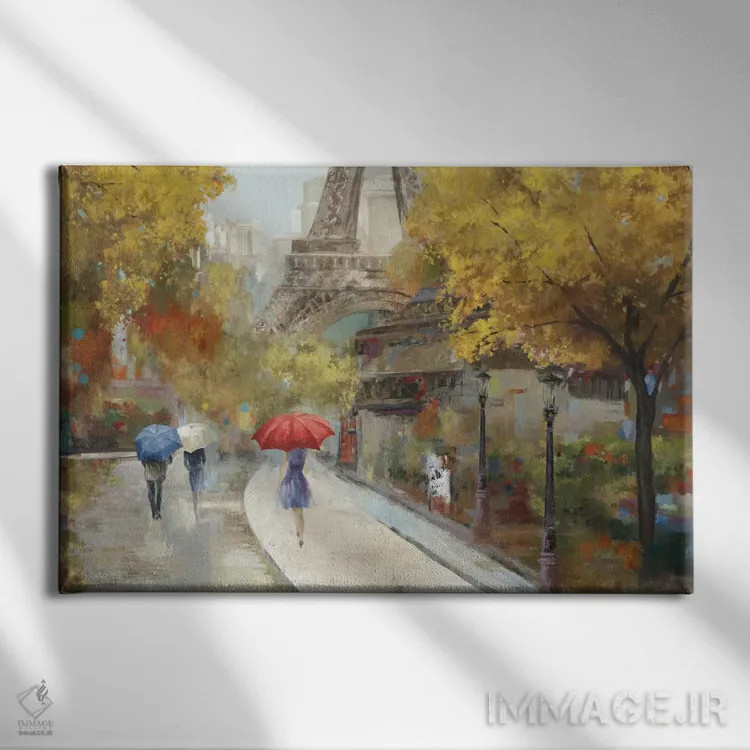 تابلو عاشق مسیر اثر آلیسون پیرس - نمای روبهرو روی دیوار