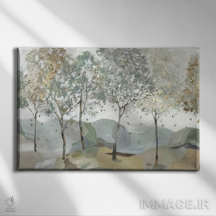 تابلو منظرهی نسیمدار I اثر آلیسون پیرس - نمای روبهرو روی دیوار
