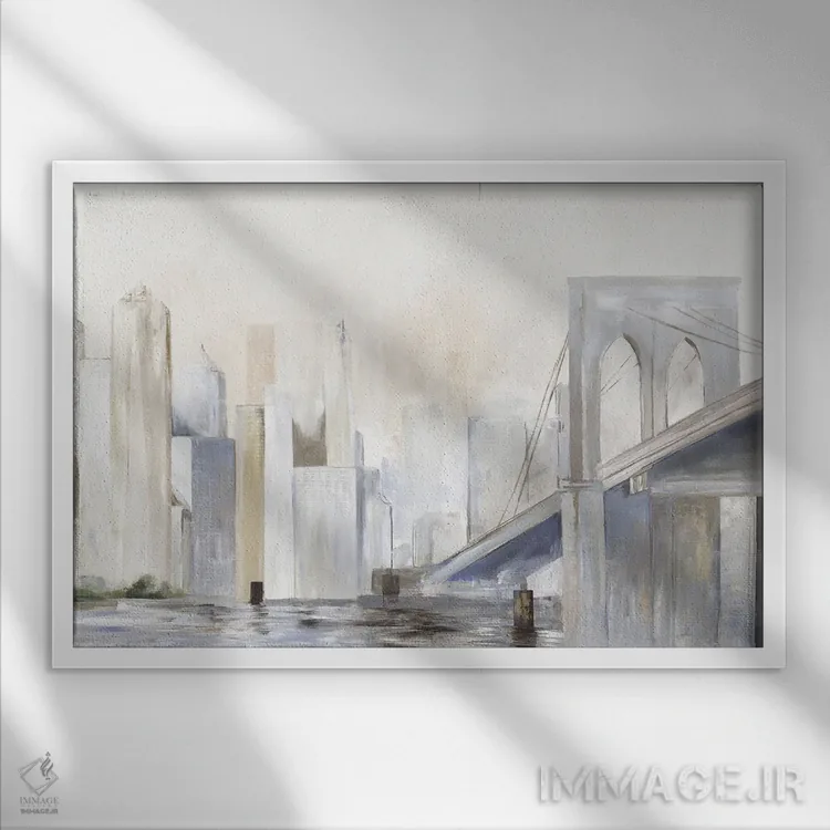 تابلو پل II اثر آلیسون پیرس - نمای قابدار سفید