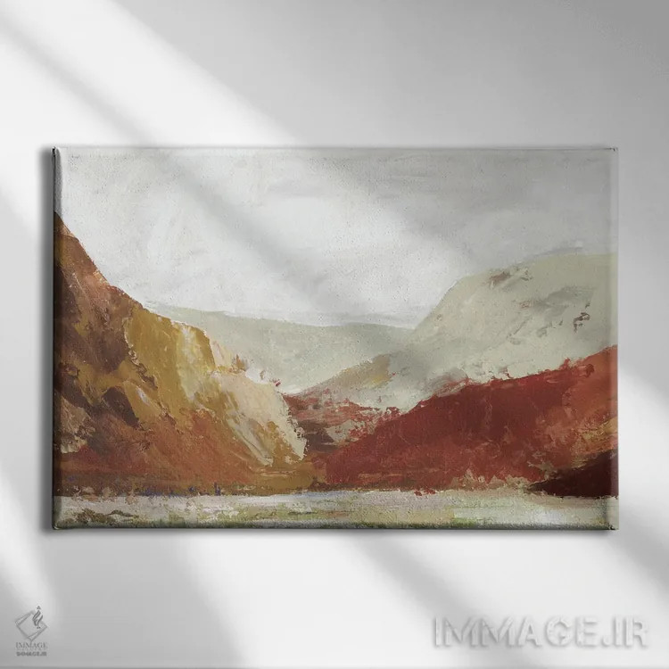 تابلو دره اثر آلیسون پیرس - نمای روبهرو روی دیوار