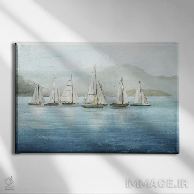 تابلو در دریا اثر آلیسون پیرس - نمای روبهرو روی دیوار