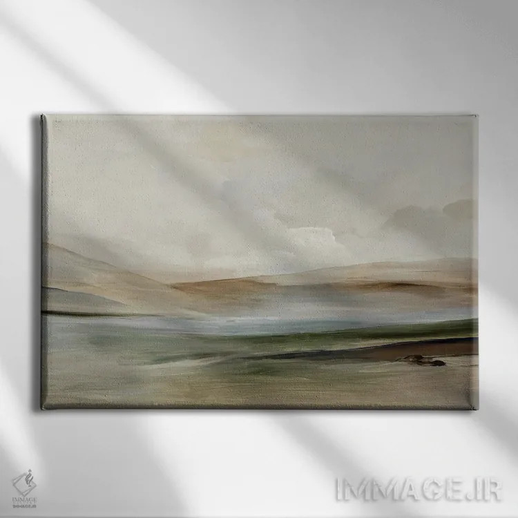 تابلو پژواک تنهایی اثر آلیسون پیرس - نمای روبهرو روی دیوار