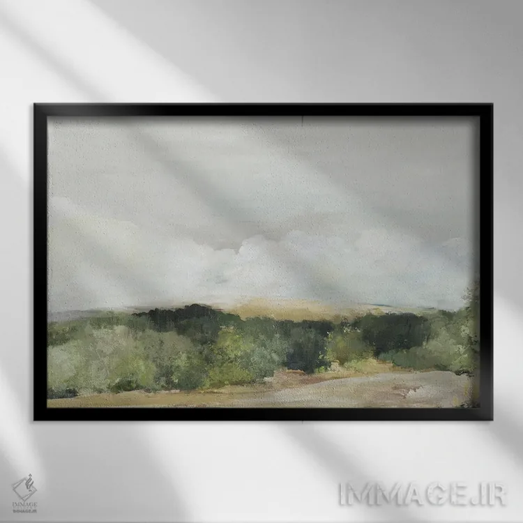 تابلو سرزمین امید اثر آلیسون پیرس - نمای قابدار مشکی