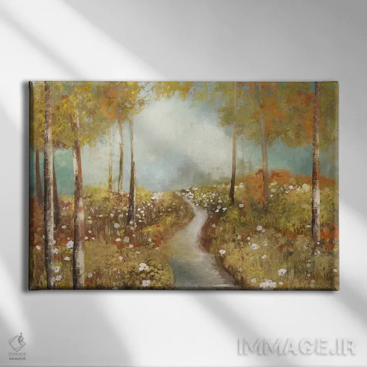 تابلو مسیر قاصدکها اثر آلیسون پیرس - نمای روبهرو روی دیوار