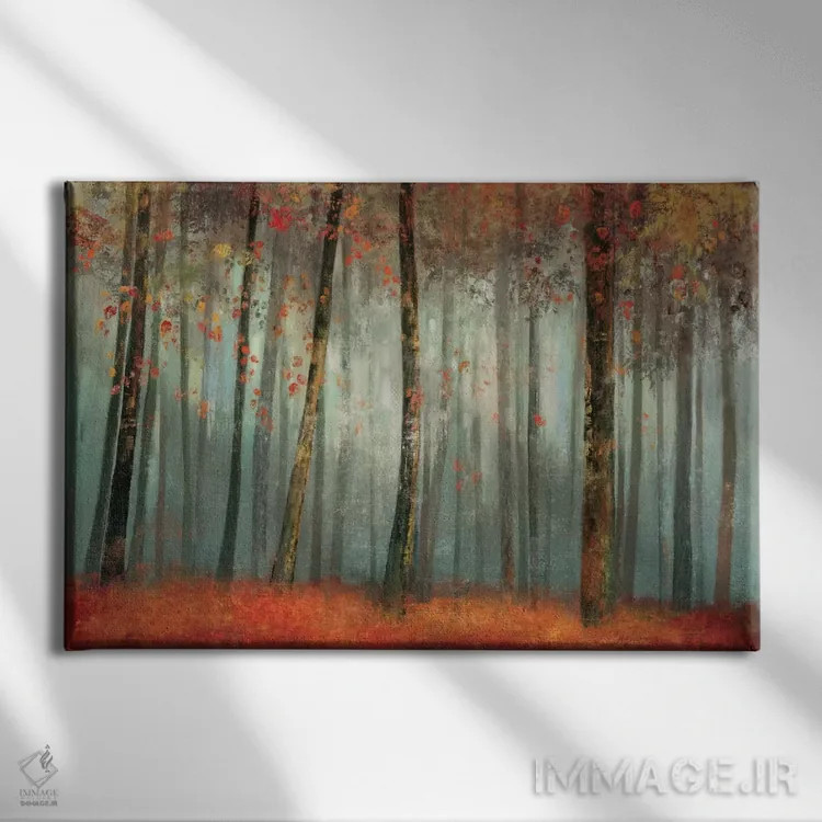 تابلو لذت زمینی اثر آلیسون پیرس - نمای روبهرو روی دیوار