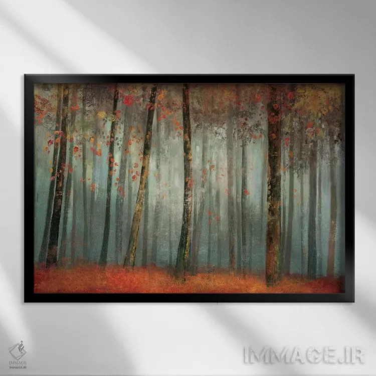 تابلو لذت زمینی اثر آلیسون پیرس - نمای قابدار مشکی