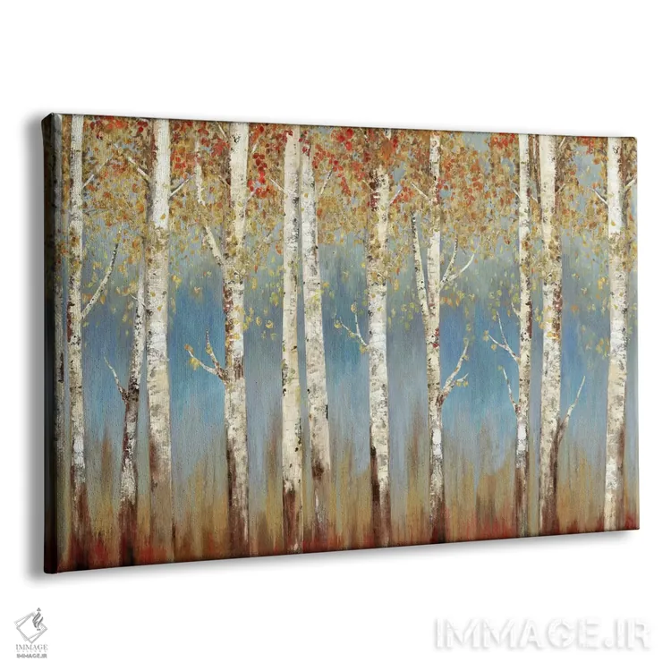 تابلو اخگرهای فروزان I اثر آلیسون پیرس - نمای پرسپکتیو محصول