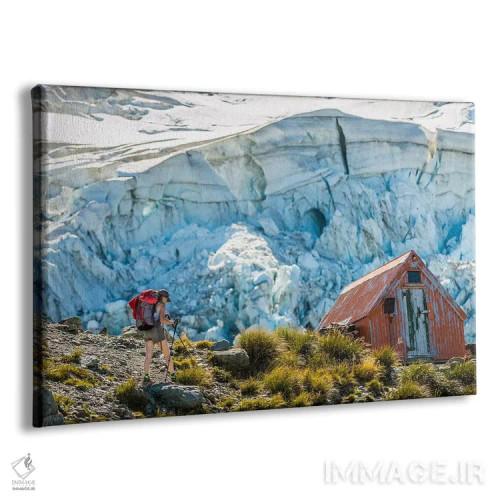 تابلو پیادهروی روزانه کنار پناهگاه سفتون، پارک ملی آئوراکی/کوه کوک، جزیره جنوبی، نیوزیلند اثر الکس بیوس - نمای پرسپکتیو محصول