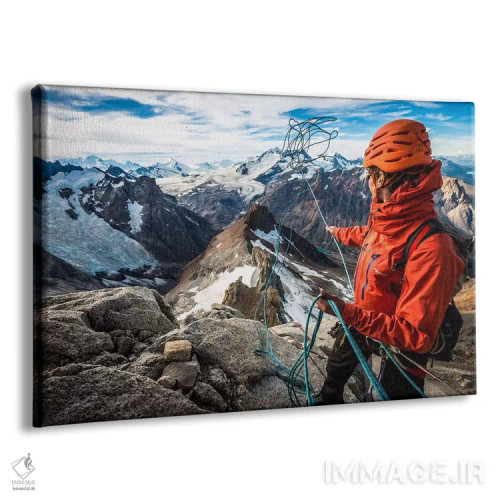 تابلو آمادگی برای فرود، مسیر کُمسانا-فونروژ، آگوخا گویوما، پاتاگونیا، آرژانتین اثر الکس بیوس - نمای پرسپکتیو محصول