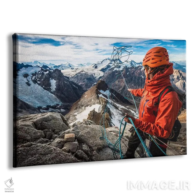 تابلو آمادگی برای فرود، مسیر کُمسانا-فونروژ، آگوخا گویوما، پاتاگونیا، آرژانتین اثر الکس بیوس - نمای پرسپکتیو محصول