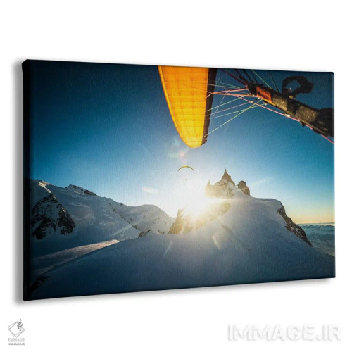 تابلو پرواز غروب I، خطالرأس میدی-پلن، شامونی، اوت سووآ، اورنی-رون-آلپ، فرانسه اثر الکس بیوس - نمای پرسپکتیو محصول