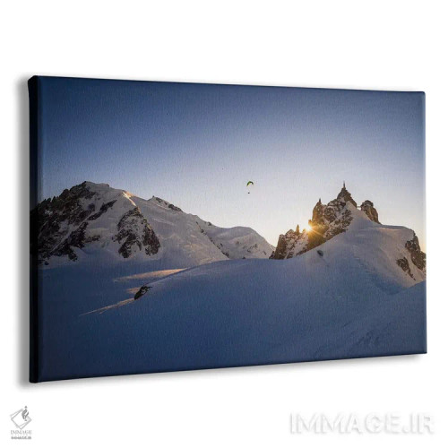 تابلو پرواز غروب III، خطالرأس میدی-پلن، شامونی، اوت سووآ، اورنی-رون-آلپ، فرانسه اثر الکس بیوس - نمای پرسپکتیو محصول
