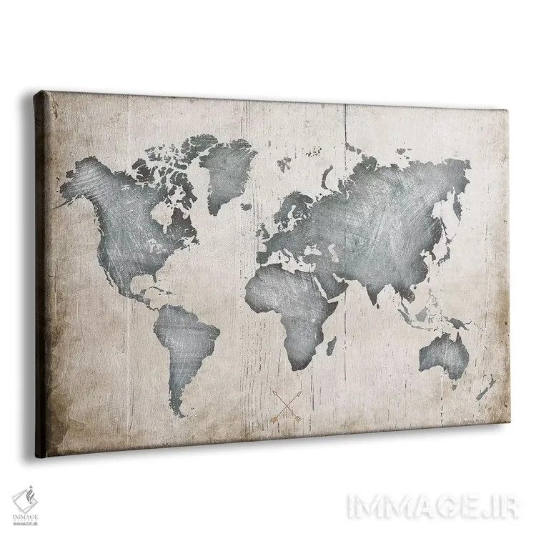 تابلو نقشه صنعتی اثر آماندا موری - نمای پرسپکتیو محصول