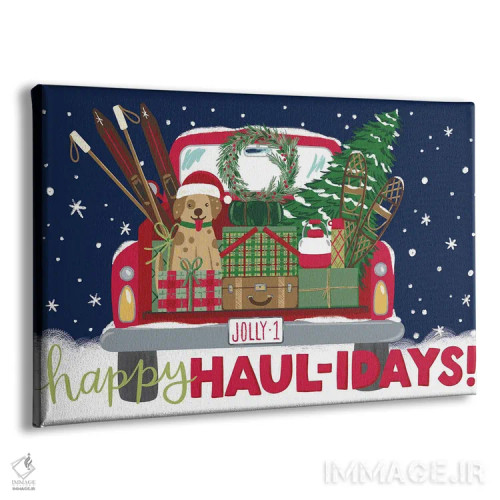 تابلو تعطیلات پر بار (بازی با کلام کریسمسی) اثر آماندا مکگی - نمای پرسپکتیو محصول