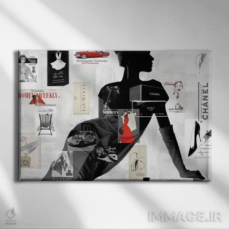 تابلو مد سطح بالا I اثر آماندا پیرسون - نمای روبهرو روی دیوار