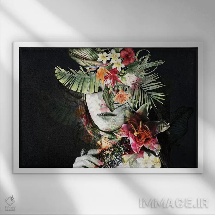 تابلو بهار I اثر تاتیانا آمرِین - نمای قابدار سفید