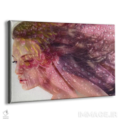 تابلو بانوی گل مینا اثر تاتیانا آمرِین - نمای پرسپکتیو محصول