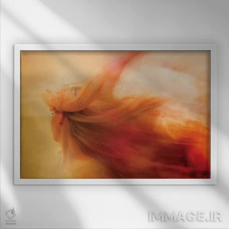 تابلو فراموشم کن اثر تاتیانا آمرِین - نمای قابدار سفید