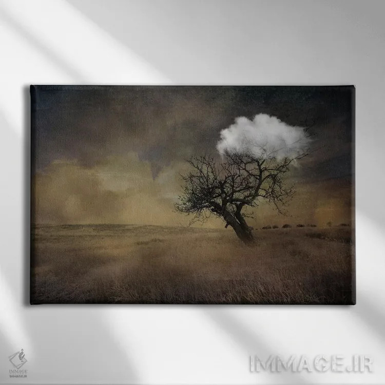 تابلو درخت اثر تاتیانا آمرِین - نمای روبهرو روی دیوار