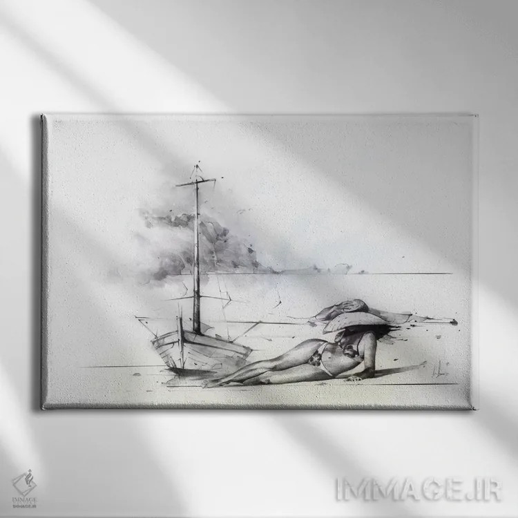 تابلو بارکا (اسم خاص/مکان) اثر الکسیس مارکو - نمای روبهرو روی دیوار