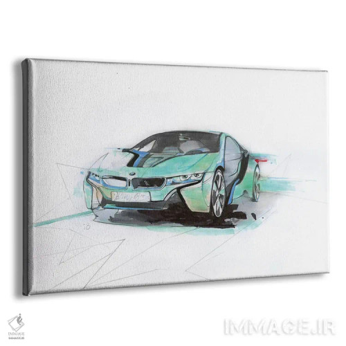 تابلو آی۸ سبز اثر الکسیس مارکو - نمای پرسپکتیو محصول