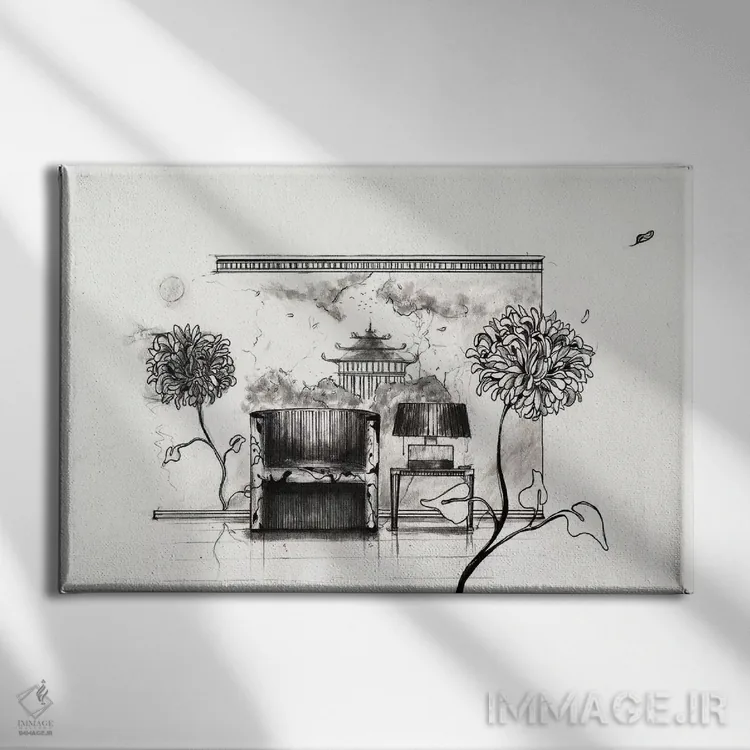تابلو کجا هستم؟ اثر الکسیس مارکو - نمای روبهرو روی دیوار