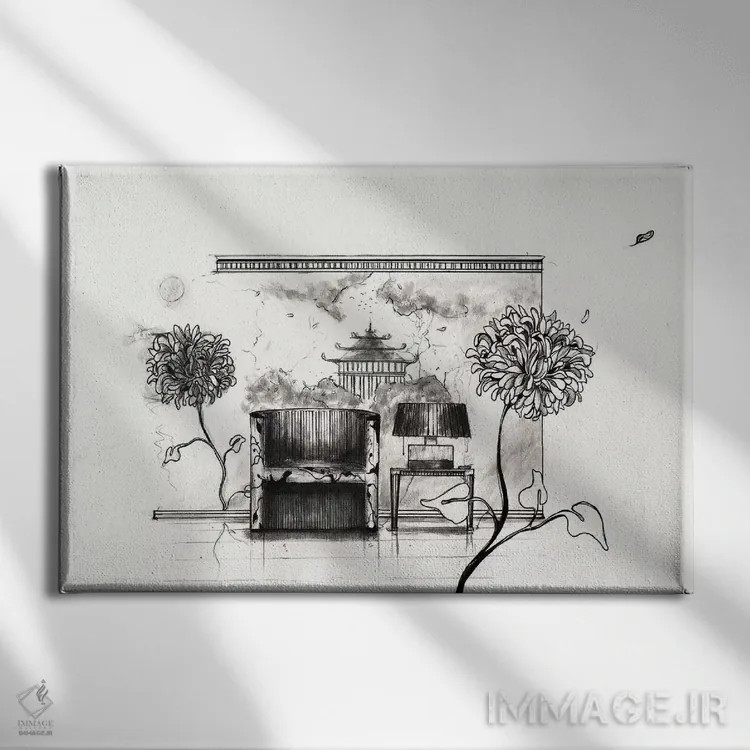 تابلو کجا هستم؟ اثر الکسیس مارکو - نمای روبهرو روی دیوار