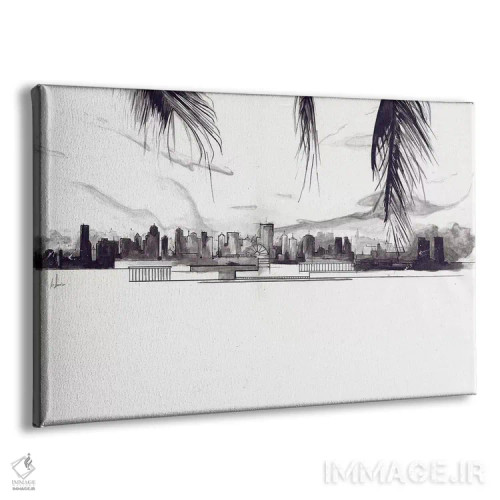 تابلو میامی اثر الکسیس مارکو - نمای پرسپکتیو محصول