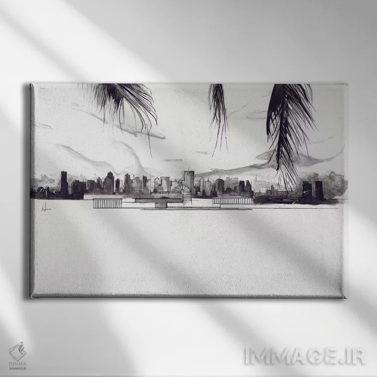 تابلو میامی اثر الکسیس مارکو - نمای روبهرو روی دیوار
