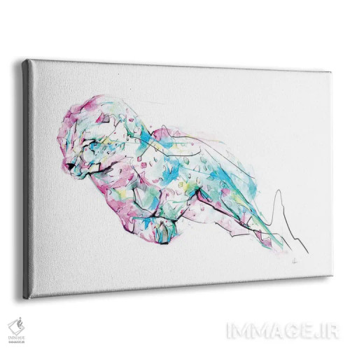 تابلو یوزپلنگ اثر الکسیس مارکو - نمای پرسپکتیو محصول