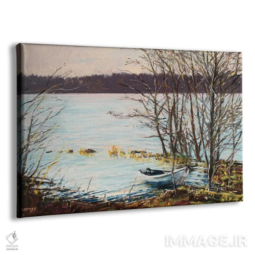 تابلو دریاچهٔ زمستانی (loch: دریاچه) اثر اندرو مودی - نمای پرسپکتیو محصول