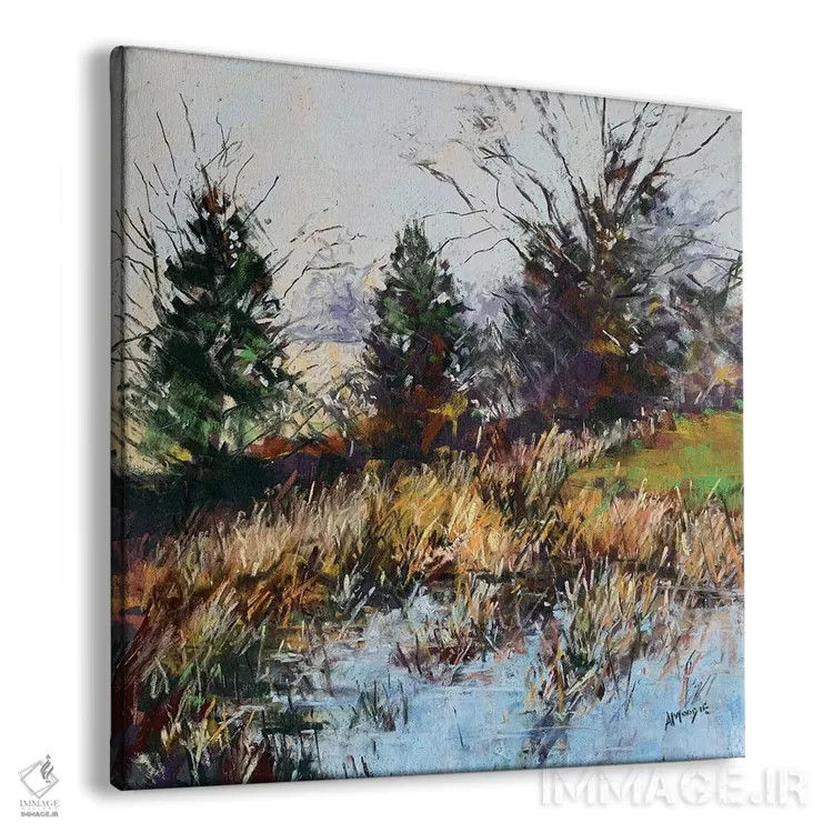 تابلو مِه در حال پراکنده شدن اثر اندرو مودی - نمای پرسپکتیو محصول