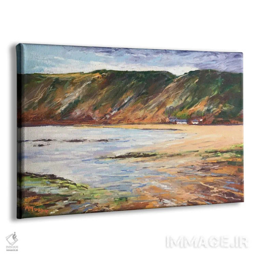 تابلو آسمان صافشونده بر فراز آب آرام اثر اندرو مودی - نمای پرسپکتیو محصول