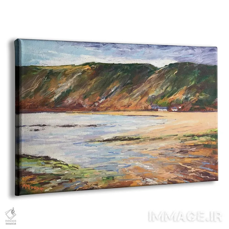 تابلو آسمان صافشونده بر فراز آب آرام اثر اندرو مودی - نمای پرسپکتیو محصول