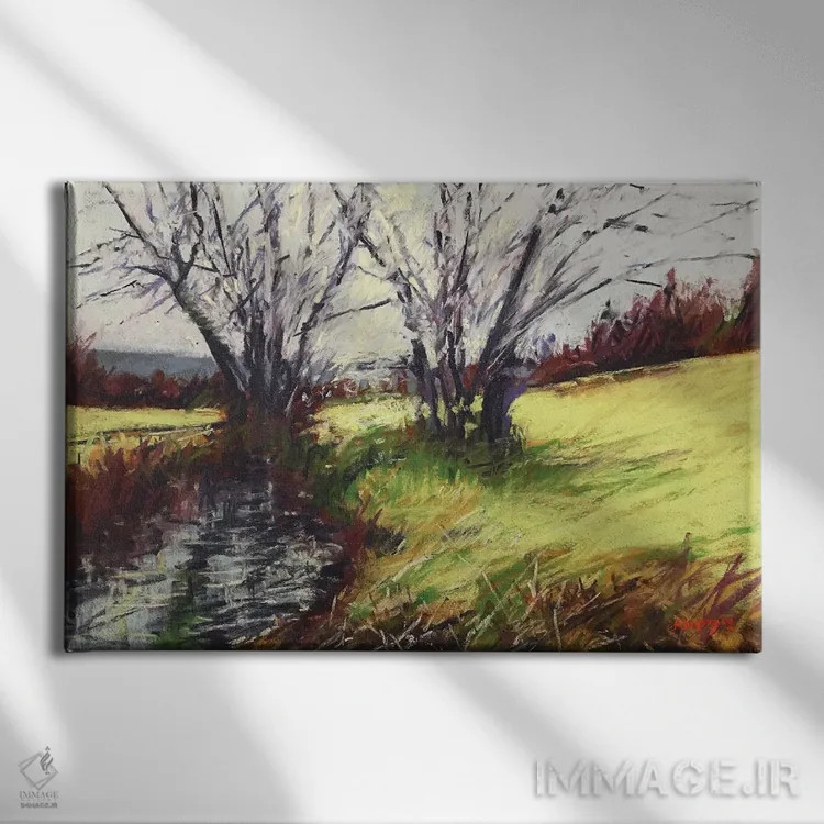 تابلو انتهای جاده اثر اندرو مودی - نمای روبهرو روی دیوار