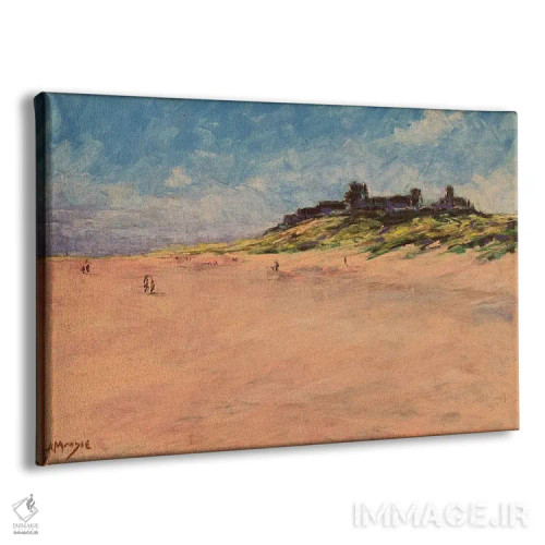 تابلو پیادهروی در ساحل، بامبورو (نام مکان) اثر اندرو مودی - نمای پرسپکتیو محصول