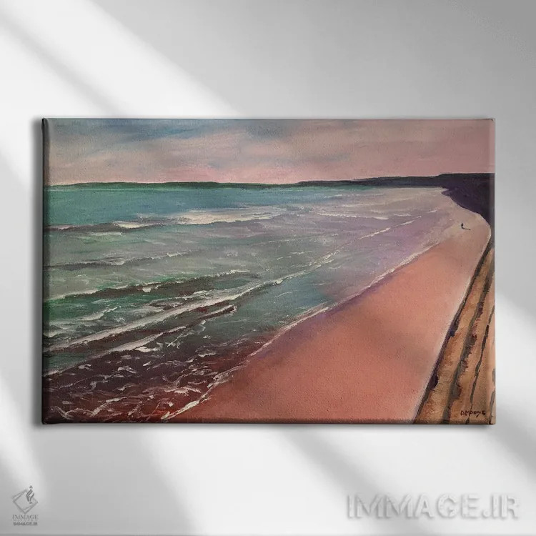 تابلو خلیج فایلِی (نام مکان) اثر اندرو مودی - نمای روبهرو روی دیوار