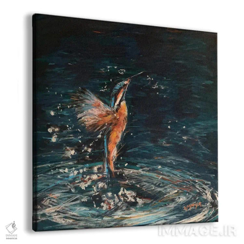 تابلو مرغ ماهیخوار (پرنده) اثر اندرو مودی - نمای پرسپکتیو محصول