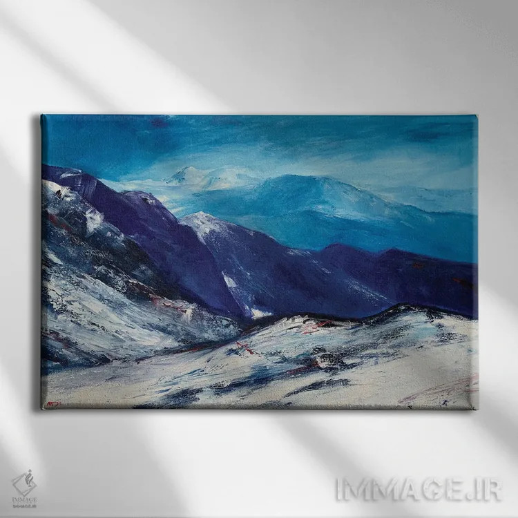 تابلو هوای کوهستانی اثر اندرو مودی - نمای روبهرو روی دیوار