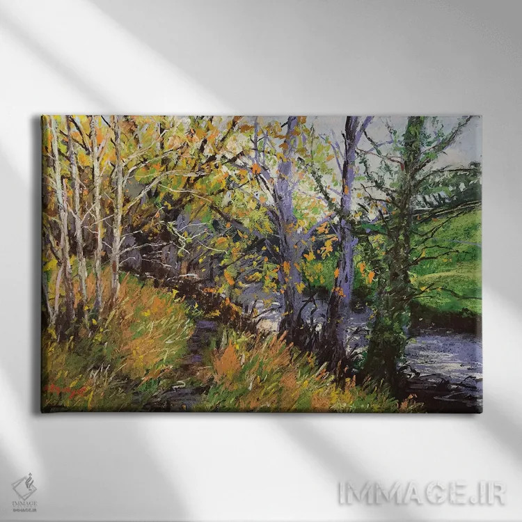 تابلو مسیر نوامبر اثر اندرو مودی - نمای روبهرو روی دیوار